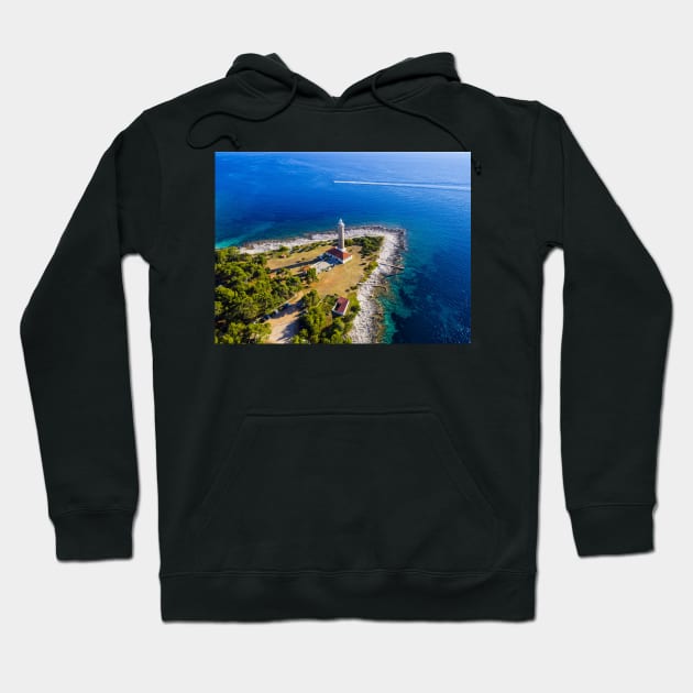 Lighthouse Veli rat Hoodie by ivancoric